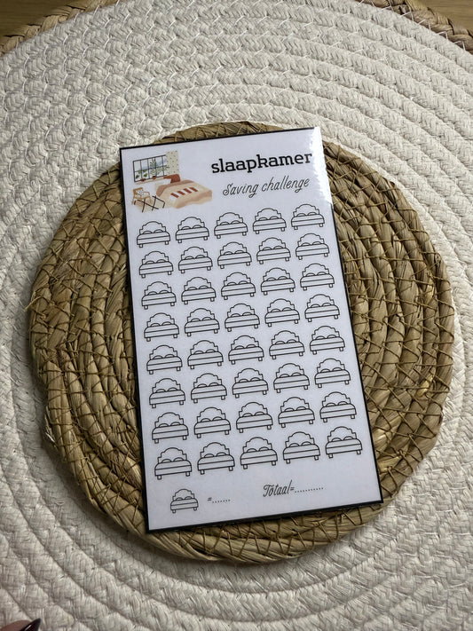 Slaapkamer challenge open bedrag