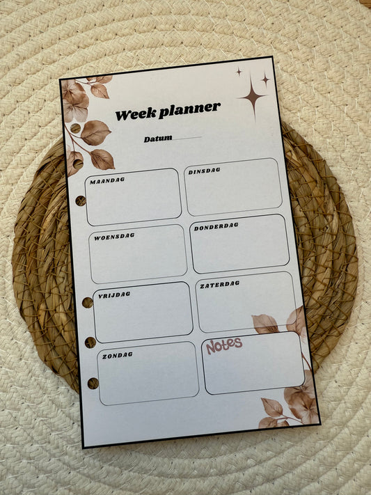 Planner week planner A6