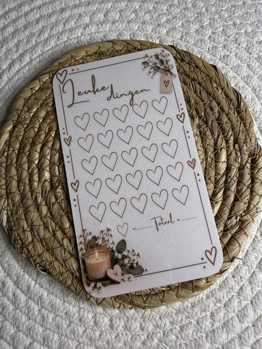 Leuke dingen challenge cozy A6