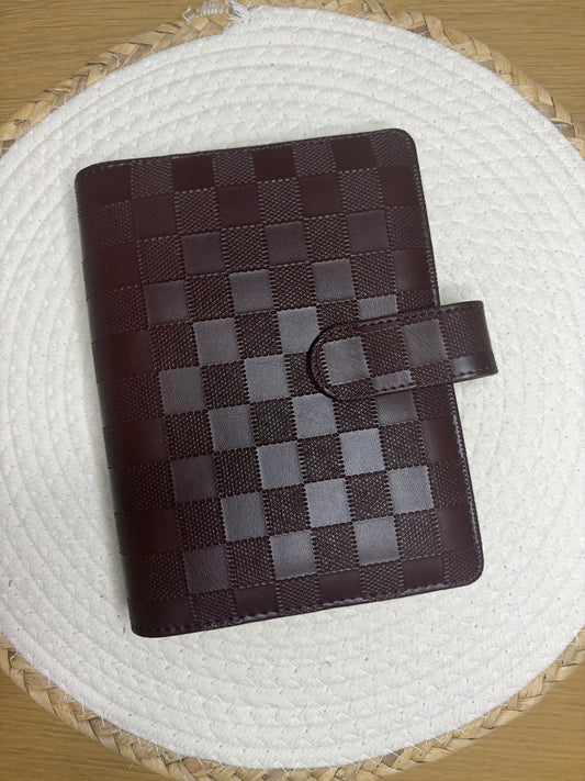 BBB Deluxe Cozy Chess burgundy/donker bruin map A6
