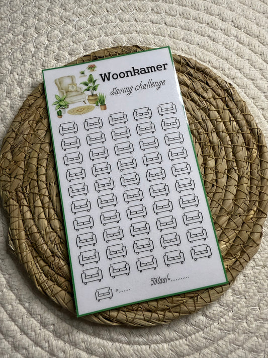 Woonkamer challenge open bedrag