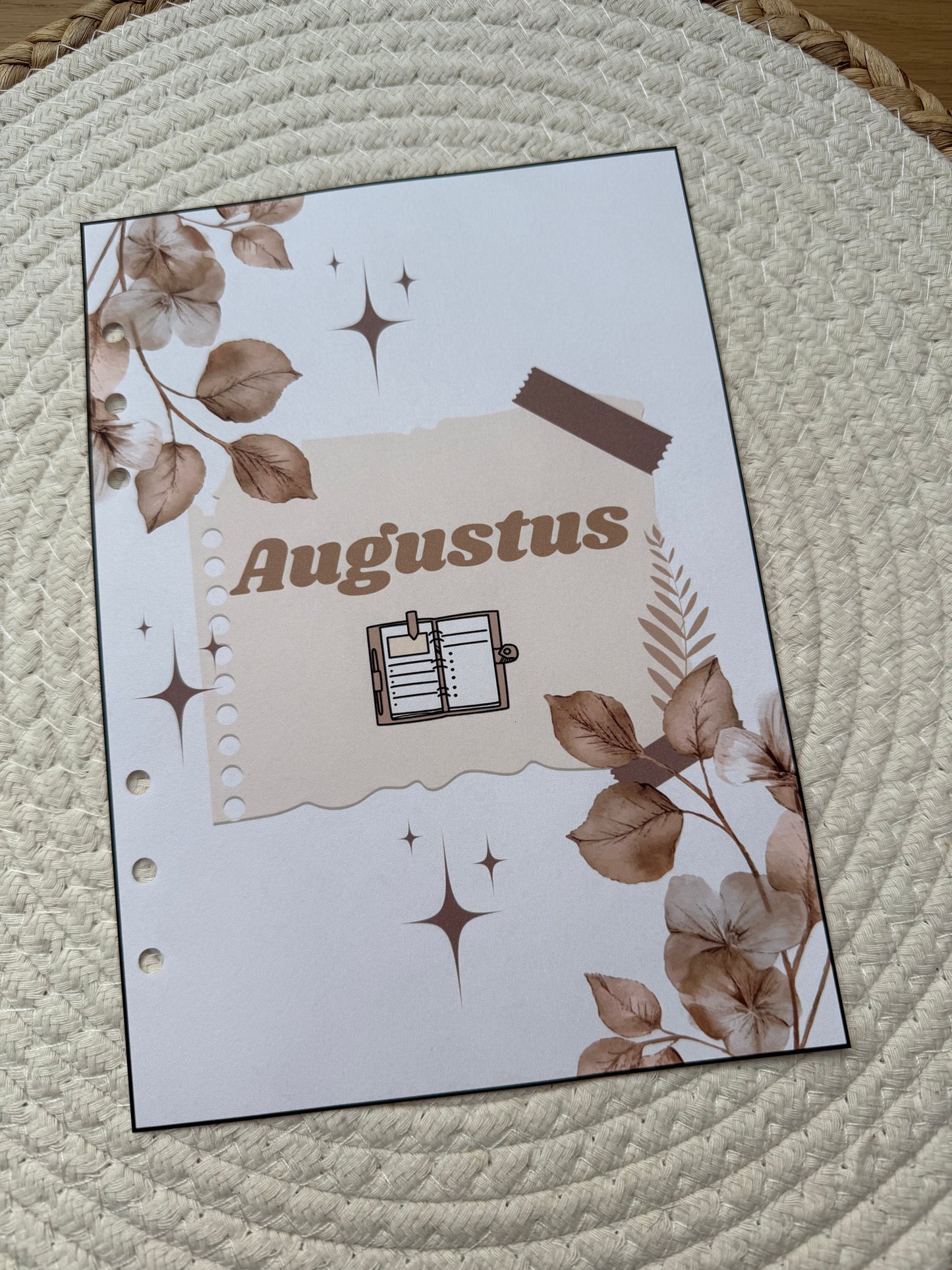 Planner 2026 maand voorblad A5