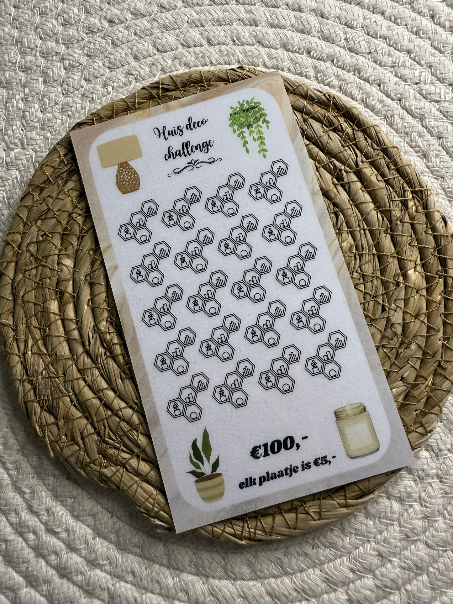 Huis deco challenge marmer €100