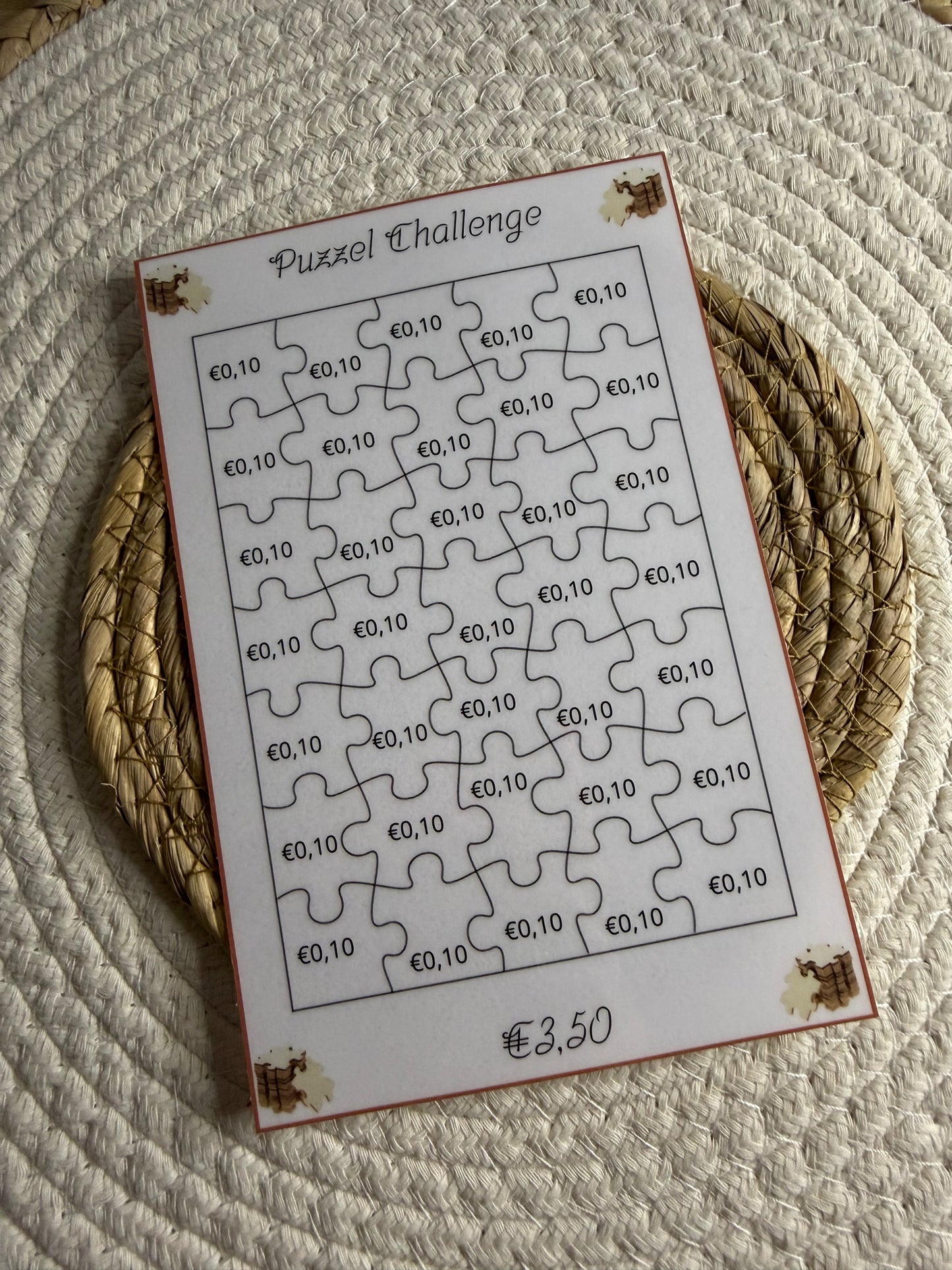 Puzzel challenge A5 10 verschillende