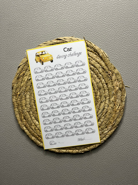 Car / auto challenge open bedrag