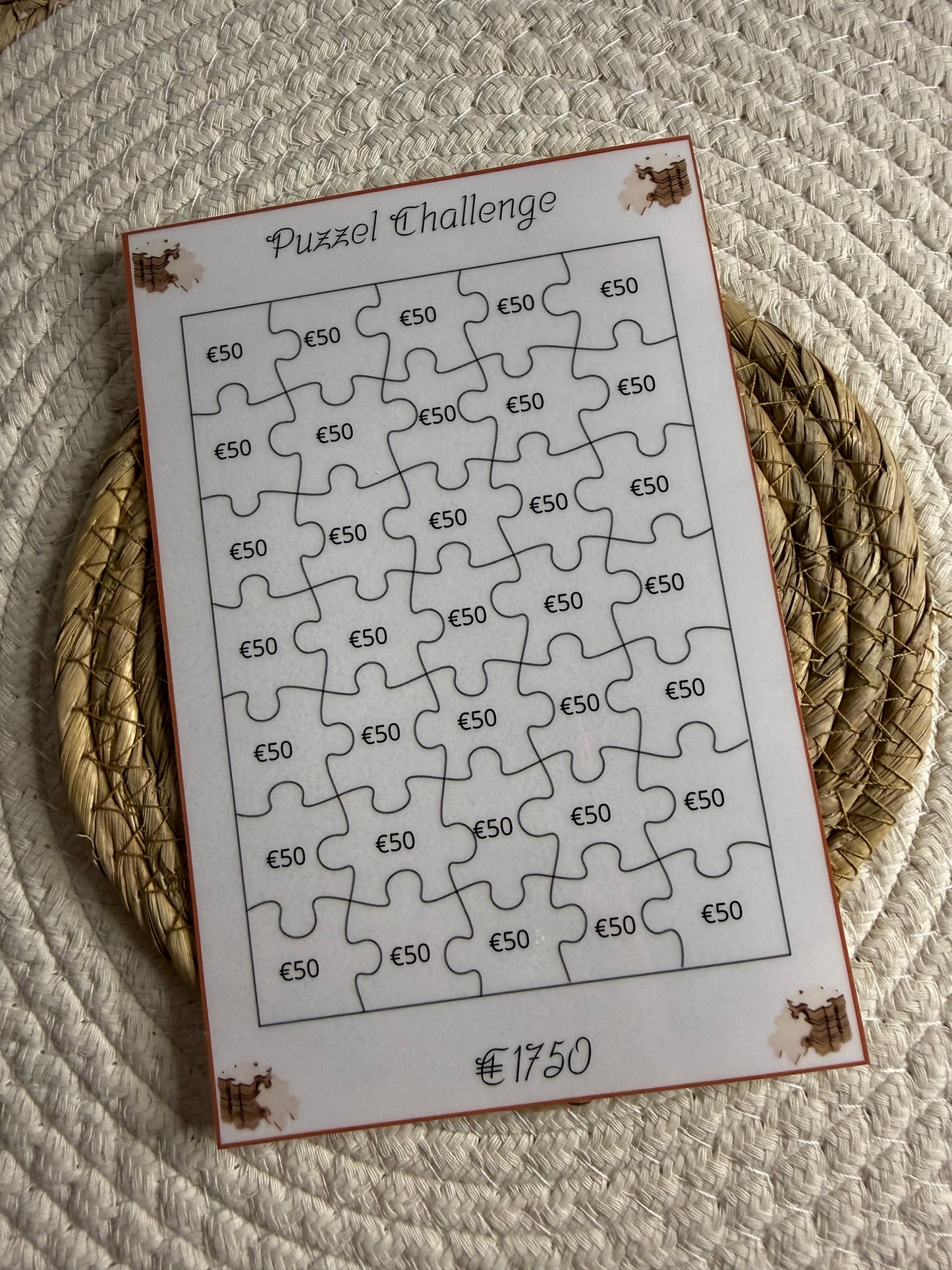 Puzzel challenge A5 10 verschillende