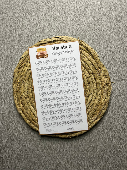 Vacation challenge open bedrag