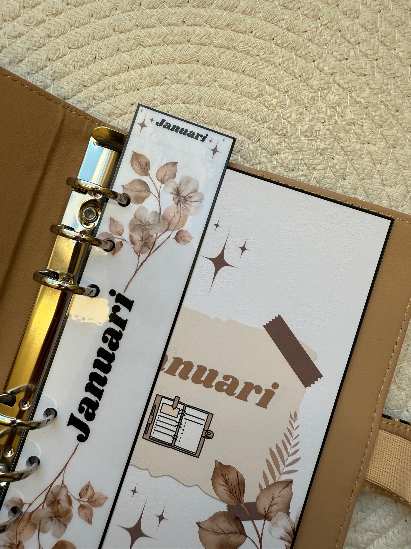 Planner tabbladen A6