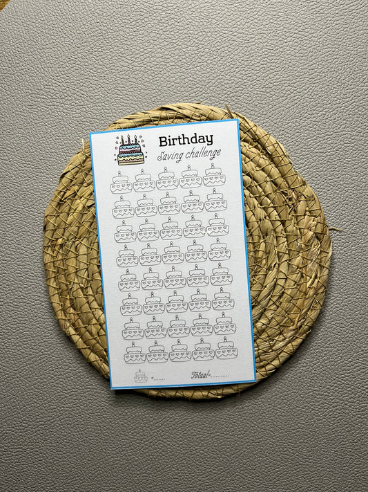 Birthday / verjaardag challenge open bedrag