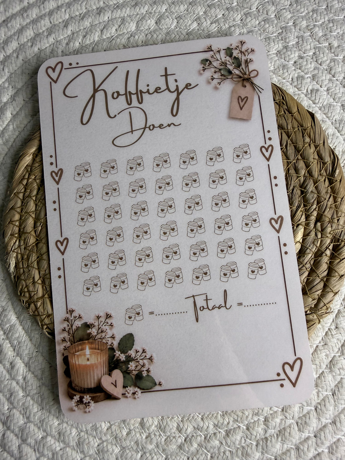 Koffietje doen challenge cozy A5