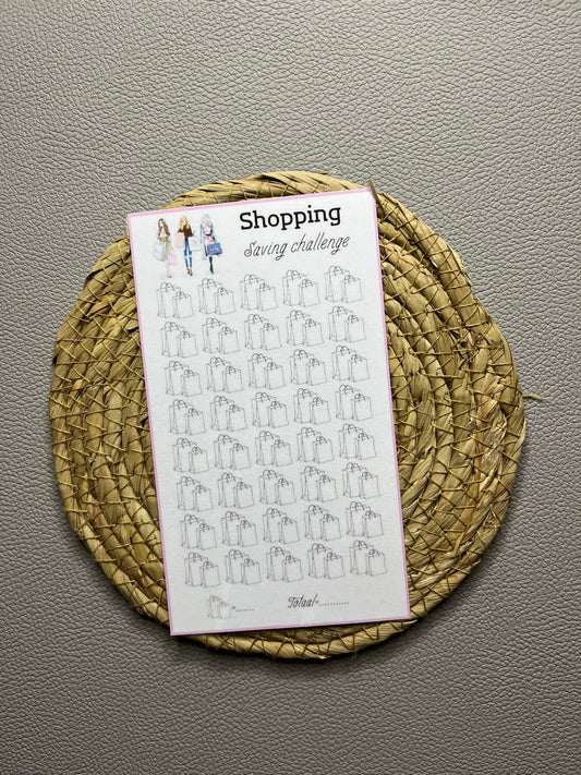 Shopping challenge open bedrag