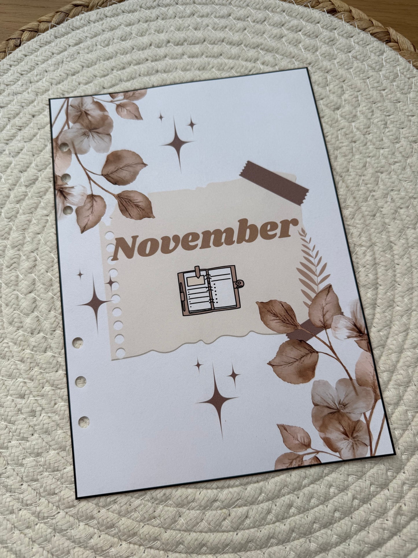 Planner 2026 maand voorblad A5