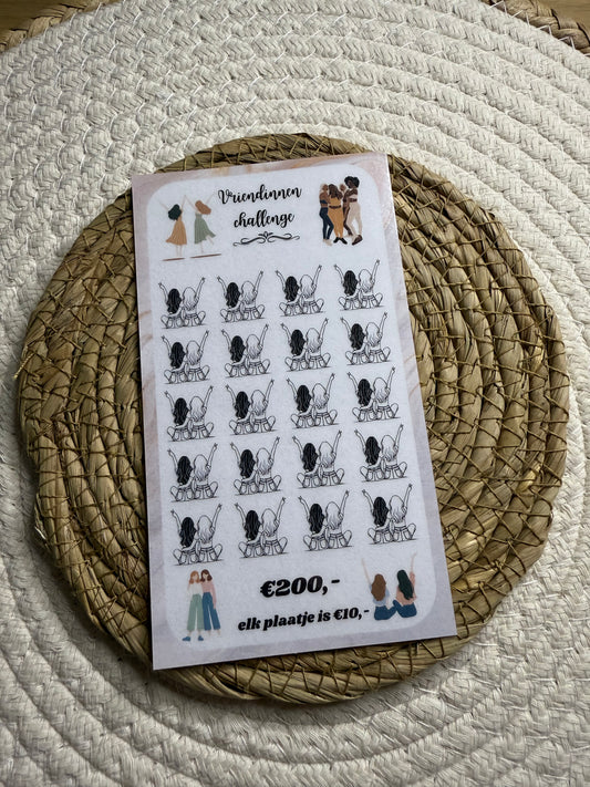 Vriendinnen challenge marmer €200