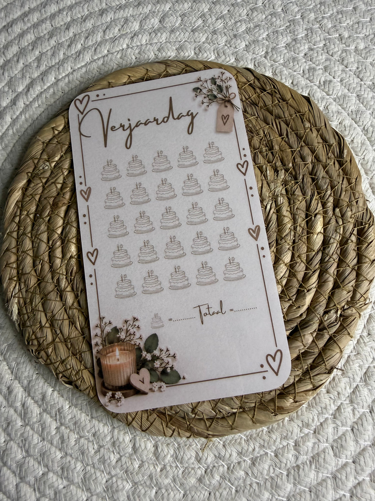 Verjaardag challenge cozy A6