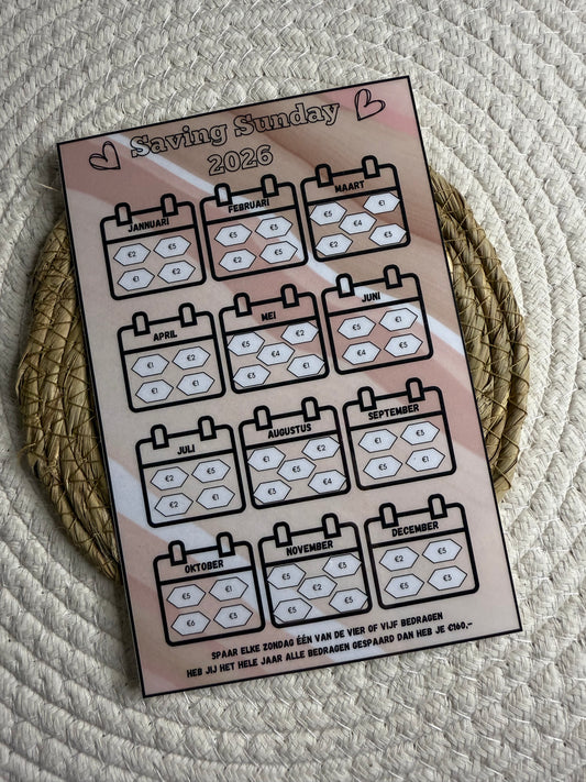 Saving Sunday 2026 €160 A5