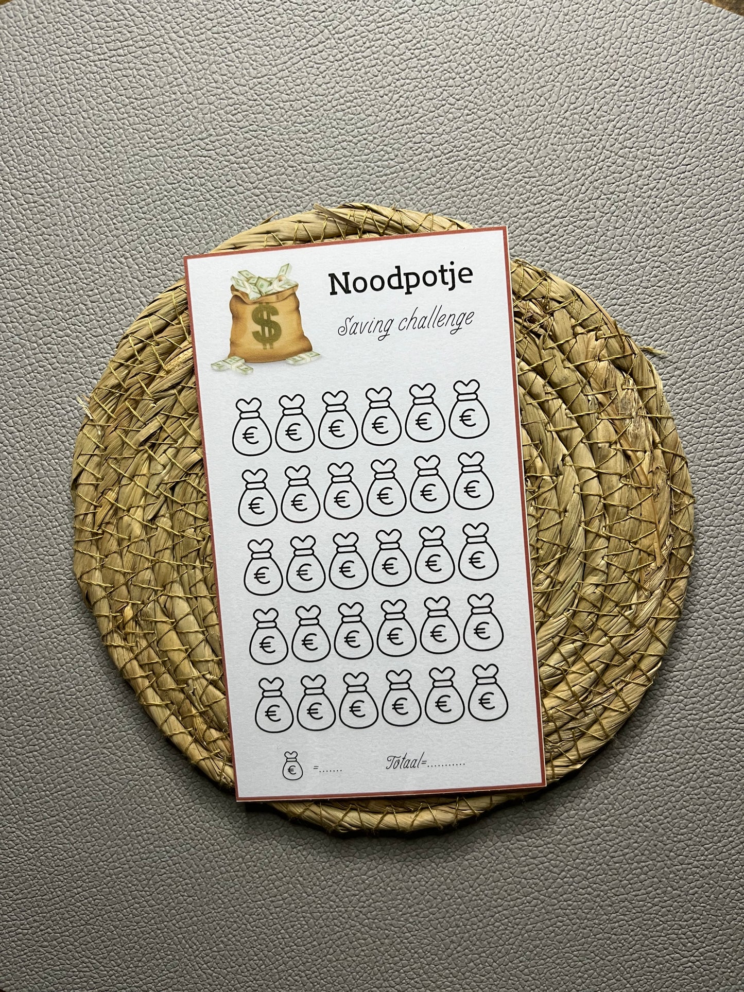 Noodpotje challenge open bedrag