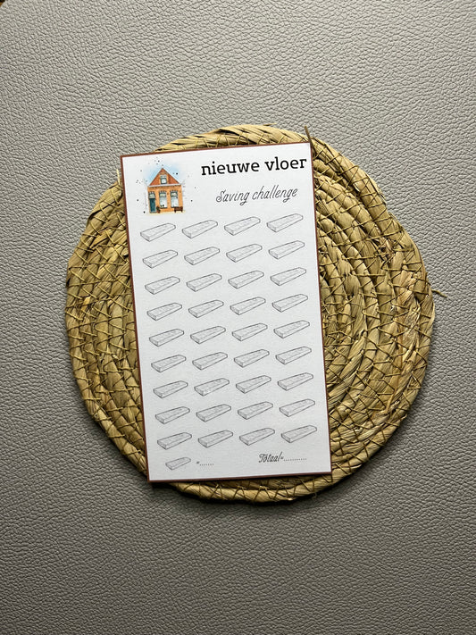 Nieuwe vloer challenge open bedrag