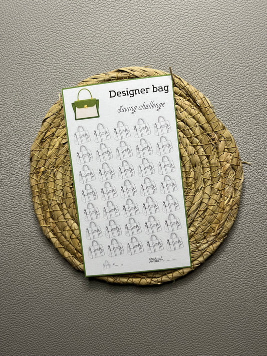 Designer Bag challenge open bedrag