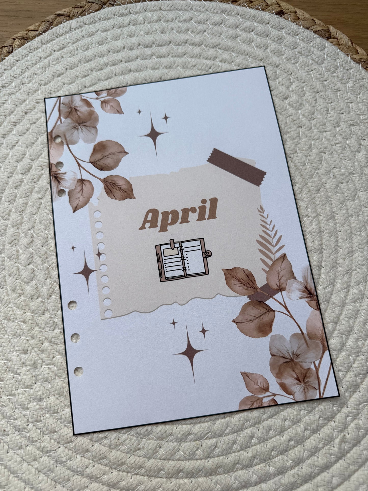 Planner 2026 maand voorblad A5