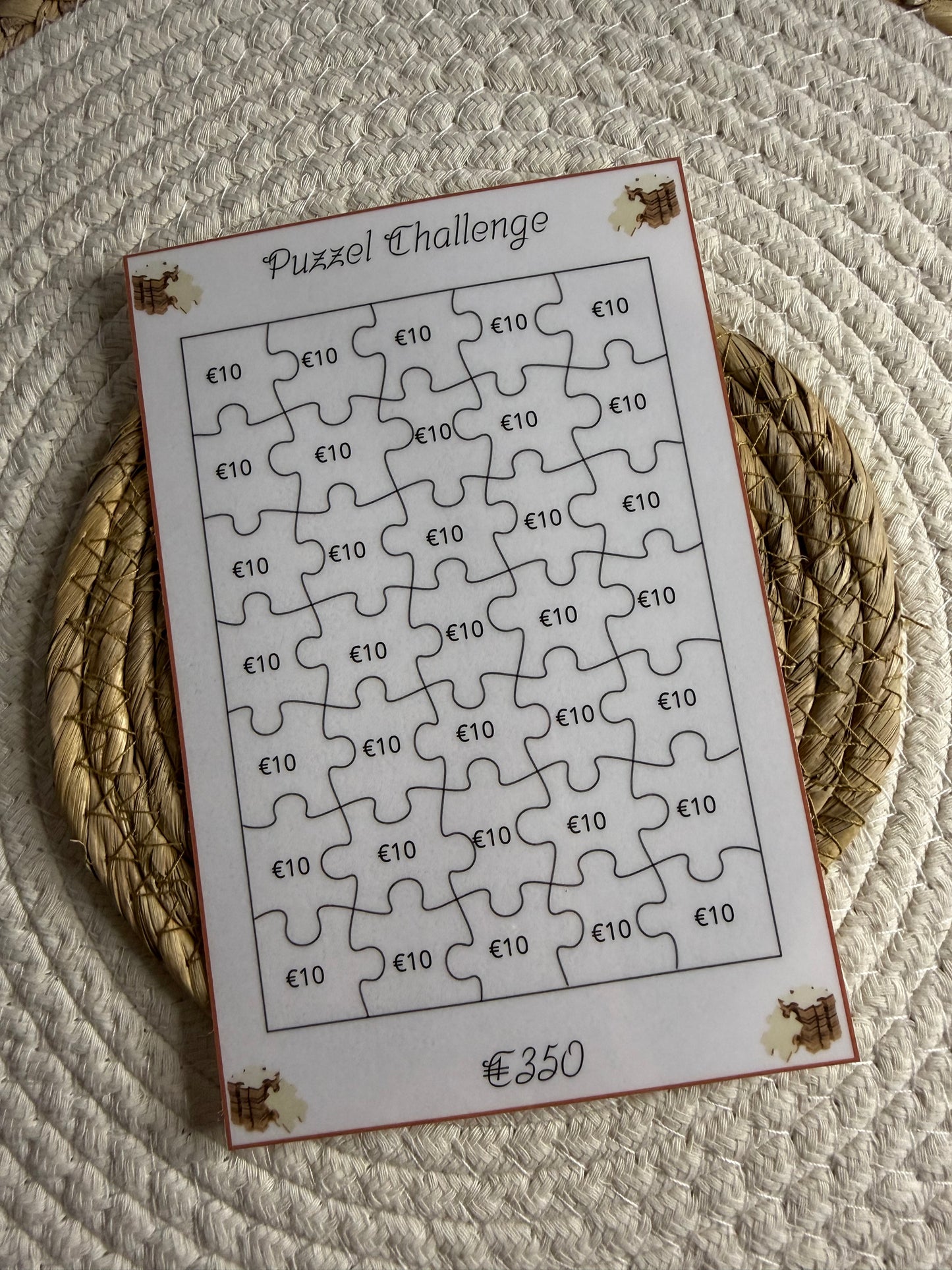 Puzzel challenge A5 10 verschillende
