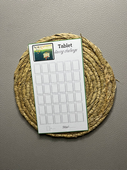 Tablet challenge open bedrag