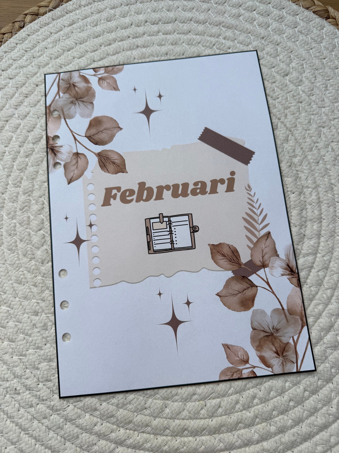 Planner 2026 maand voorblad A5