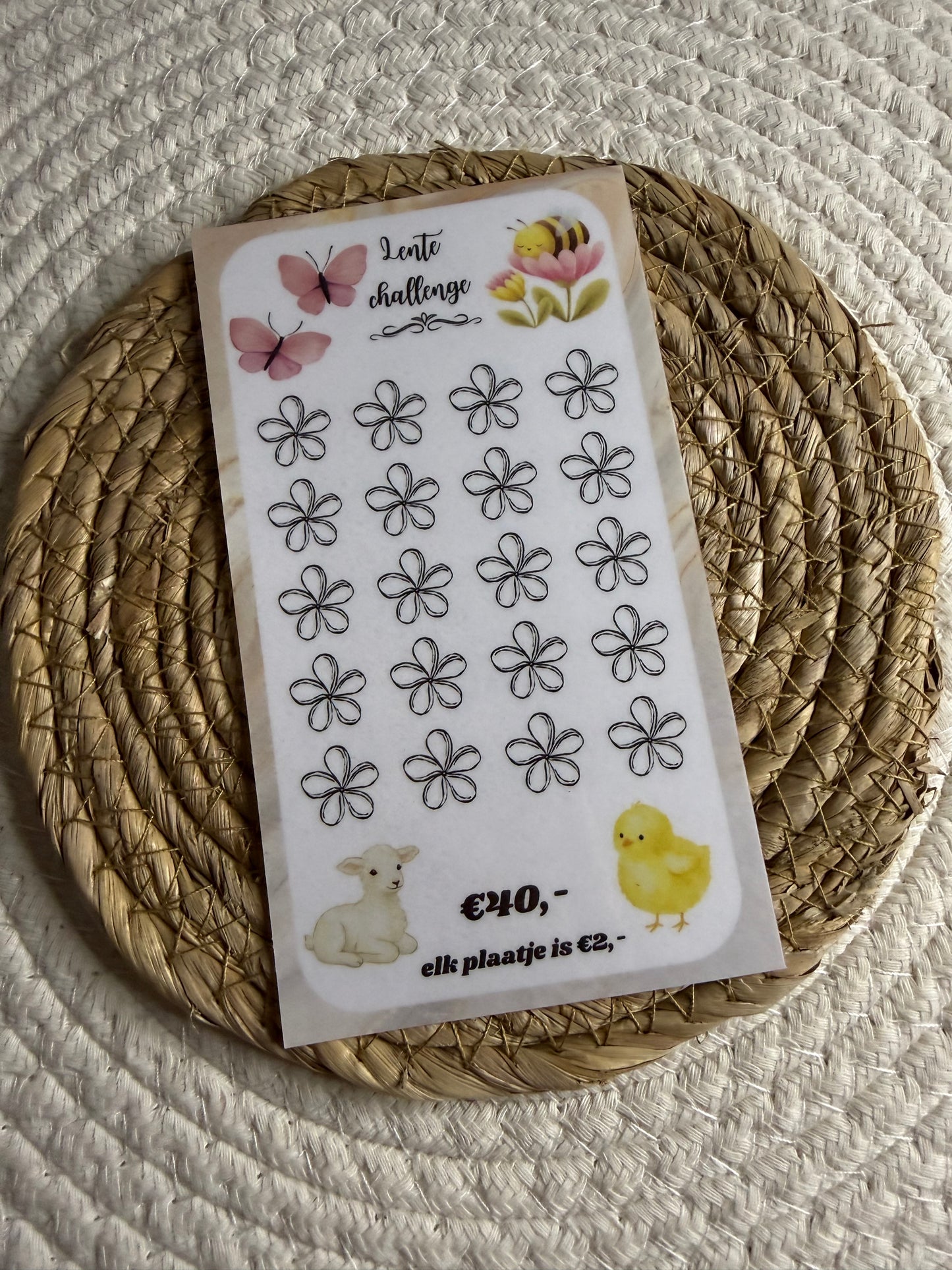 Lente challenge marmer €40,-