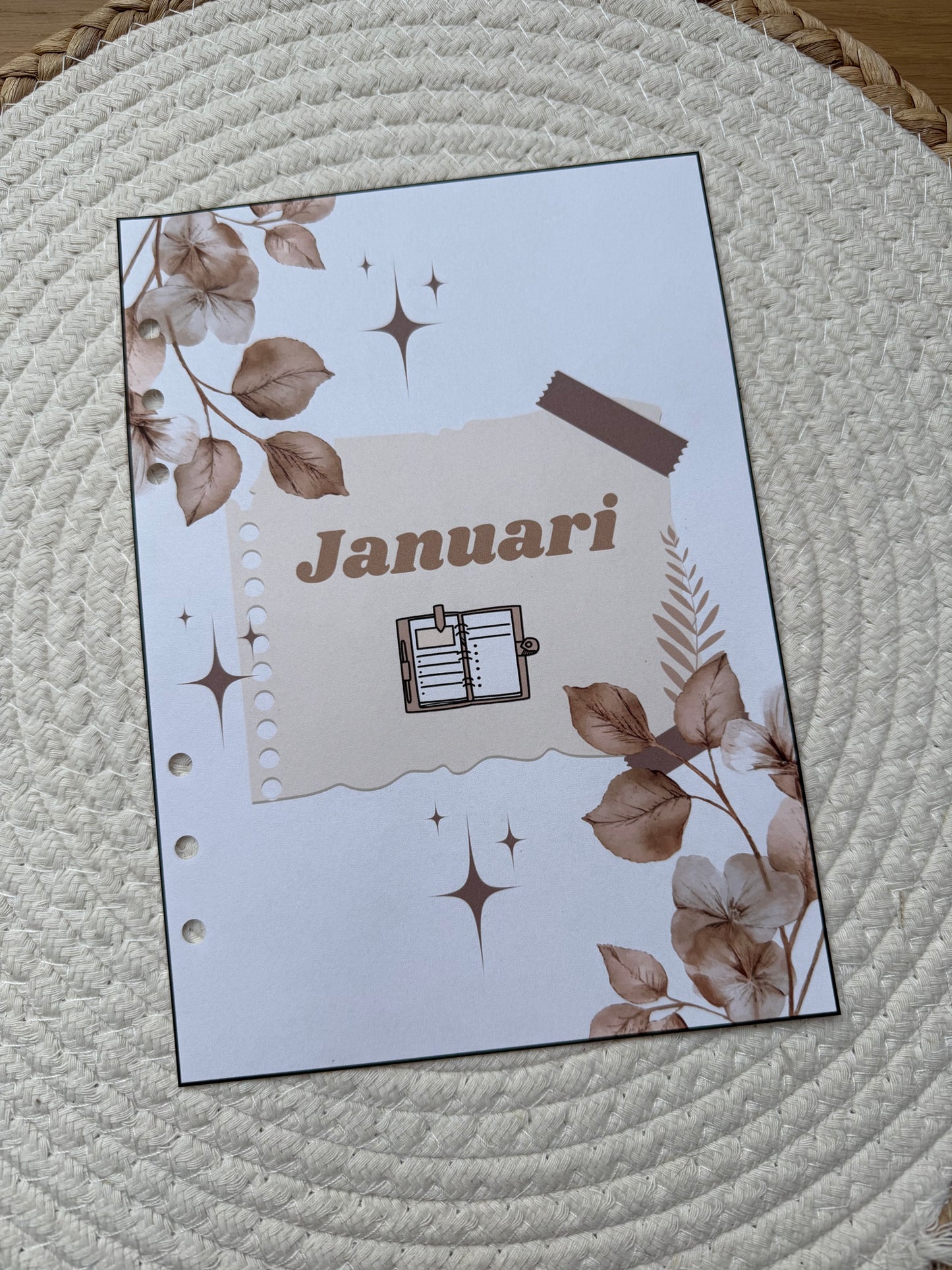 Planner 2026 maand voorblad A5