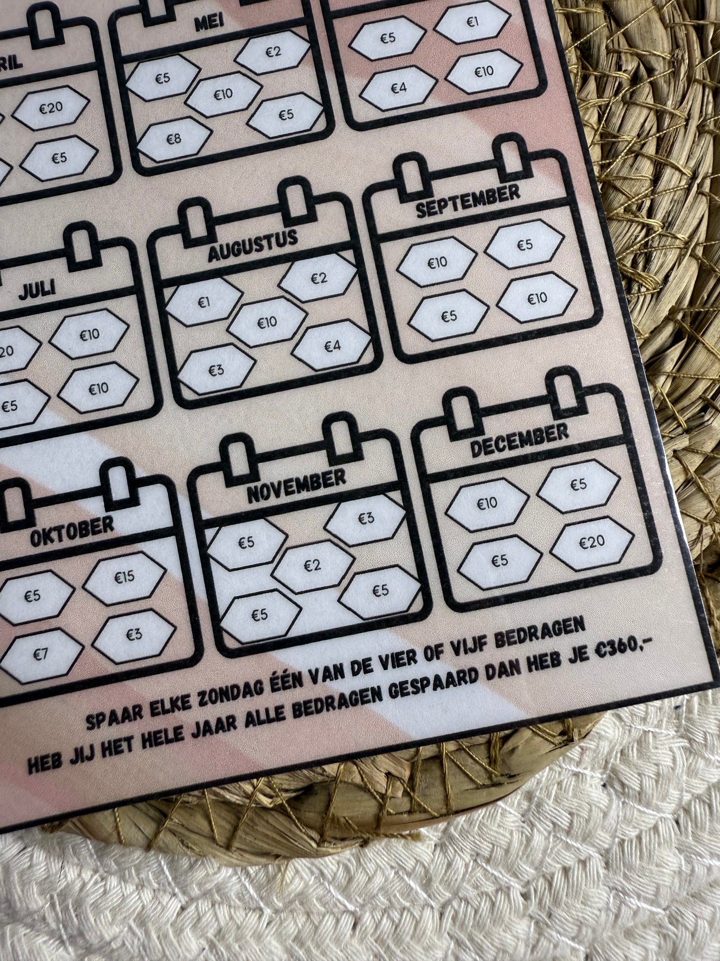 Saving sunday 2026 €360 A6