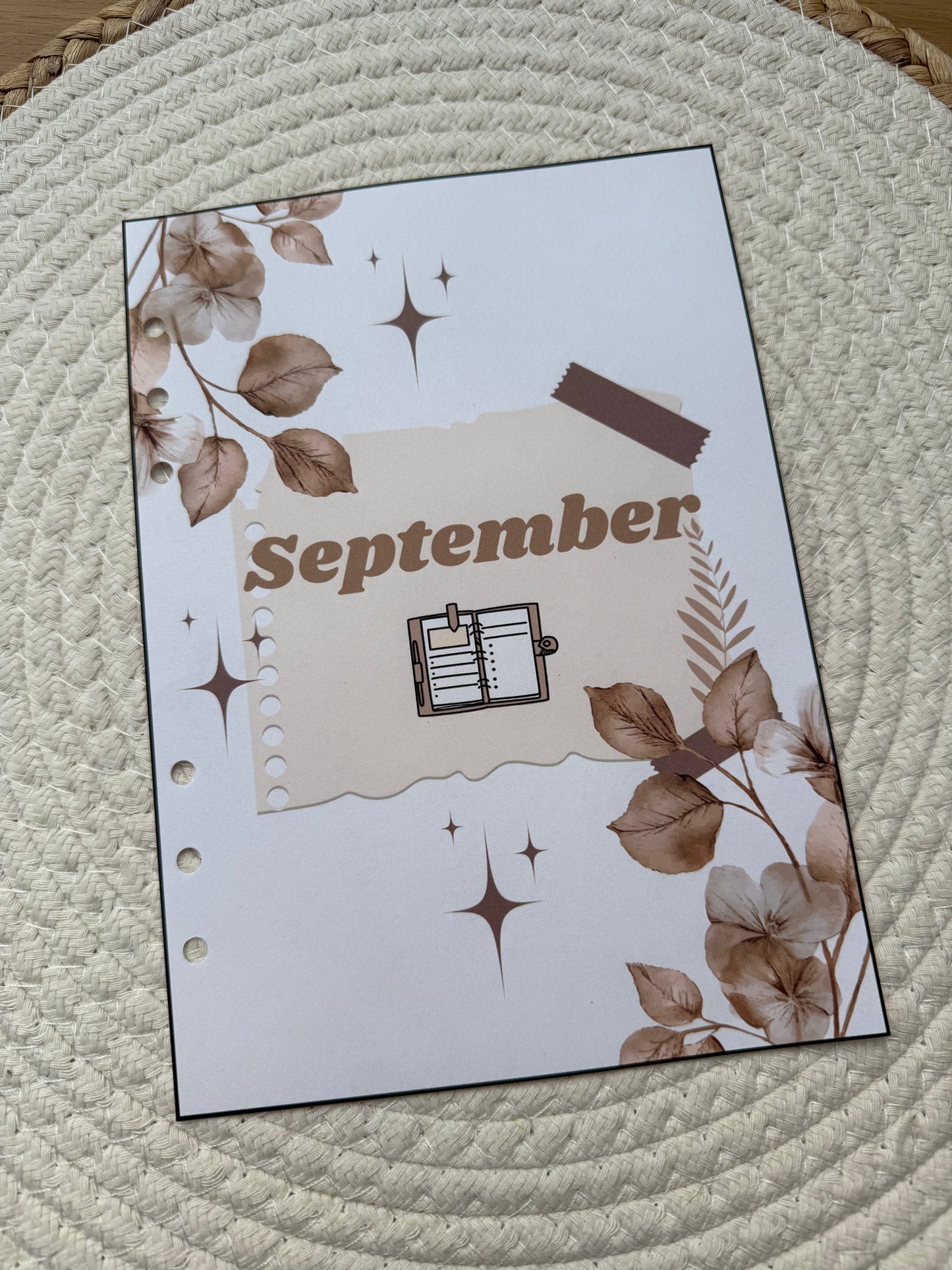 Planner 2026 maand voorblad A5