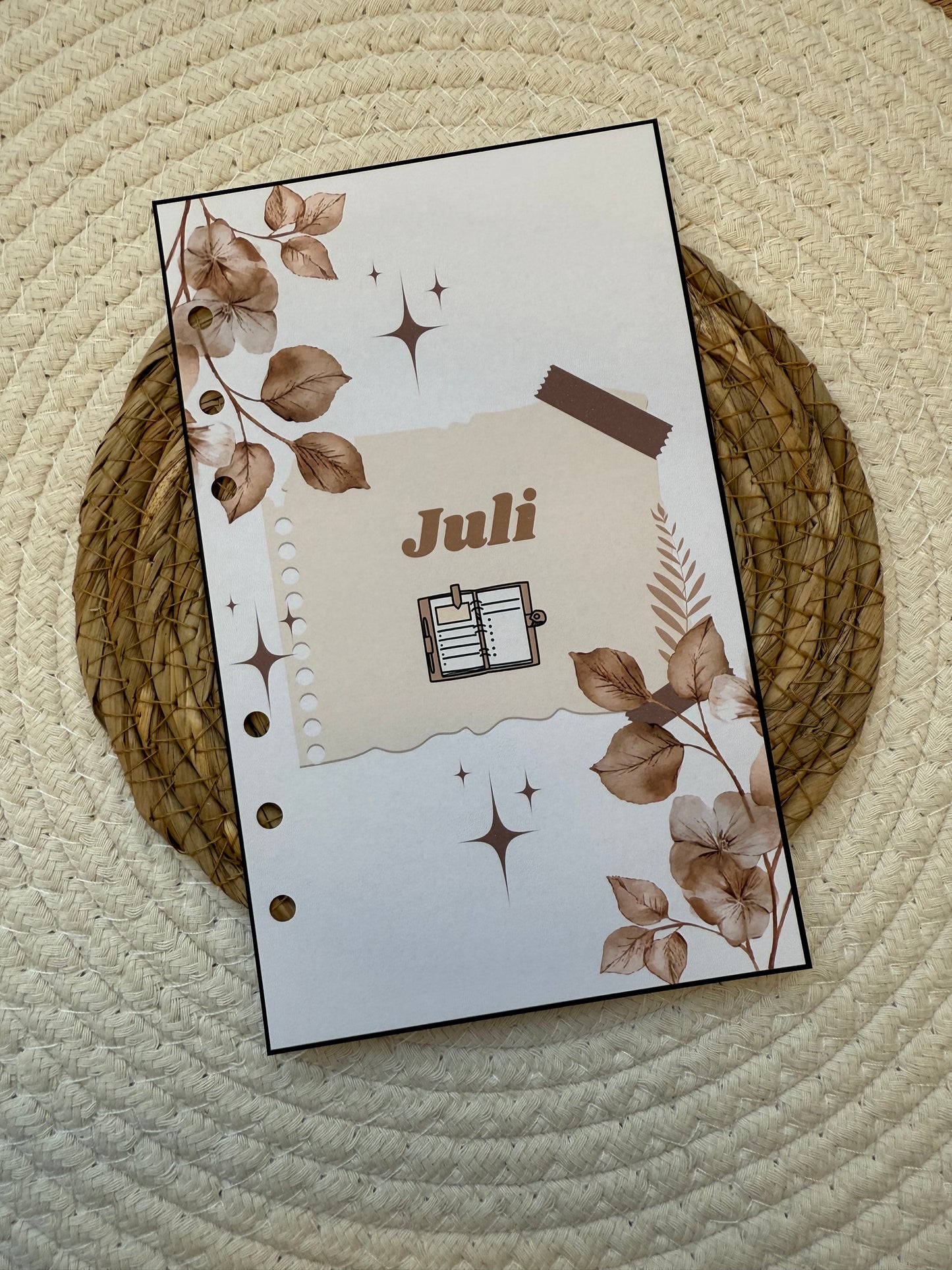 Planner maand voorblad A6
