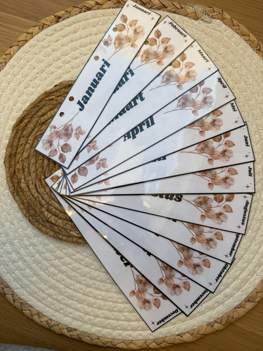 Planner tabbladen A6