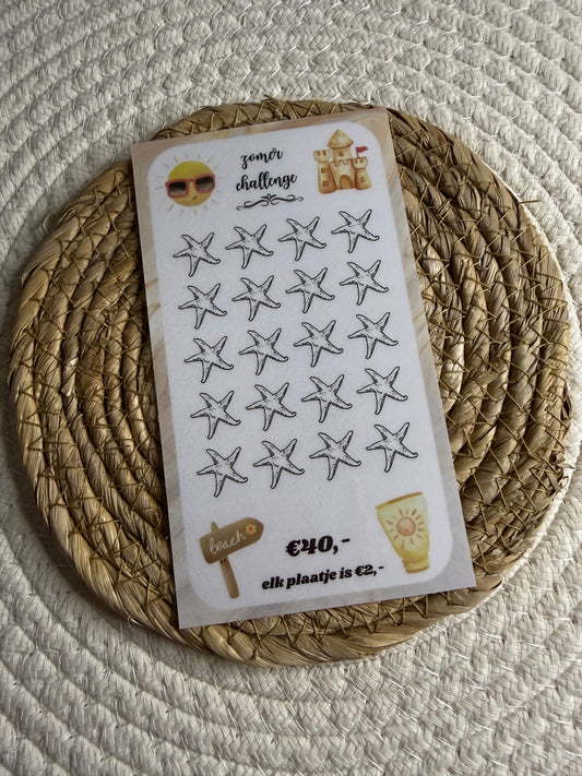 Zomer challenge marmer €40,-