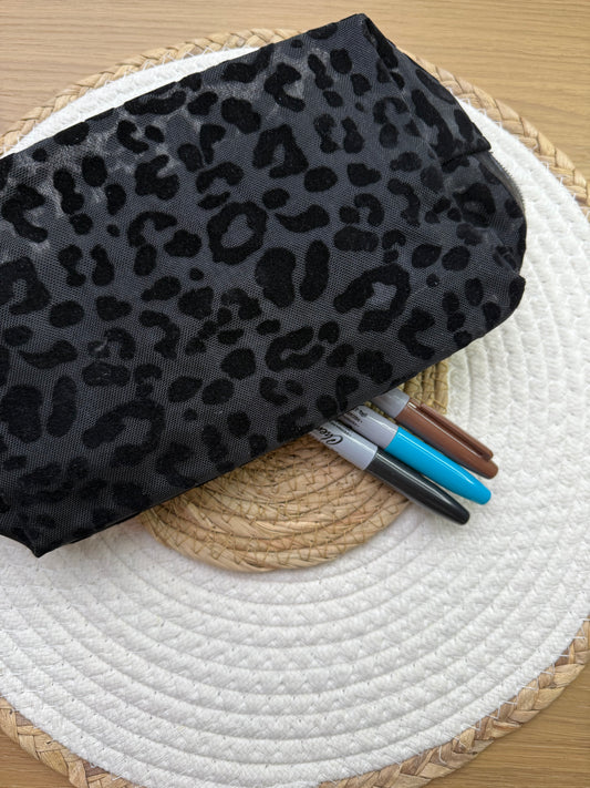 Etui zwart panter