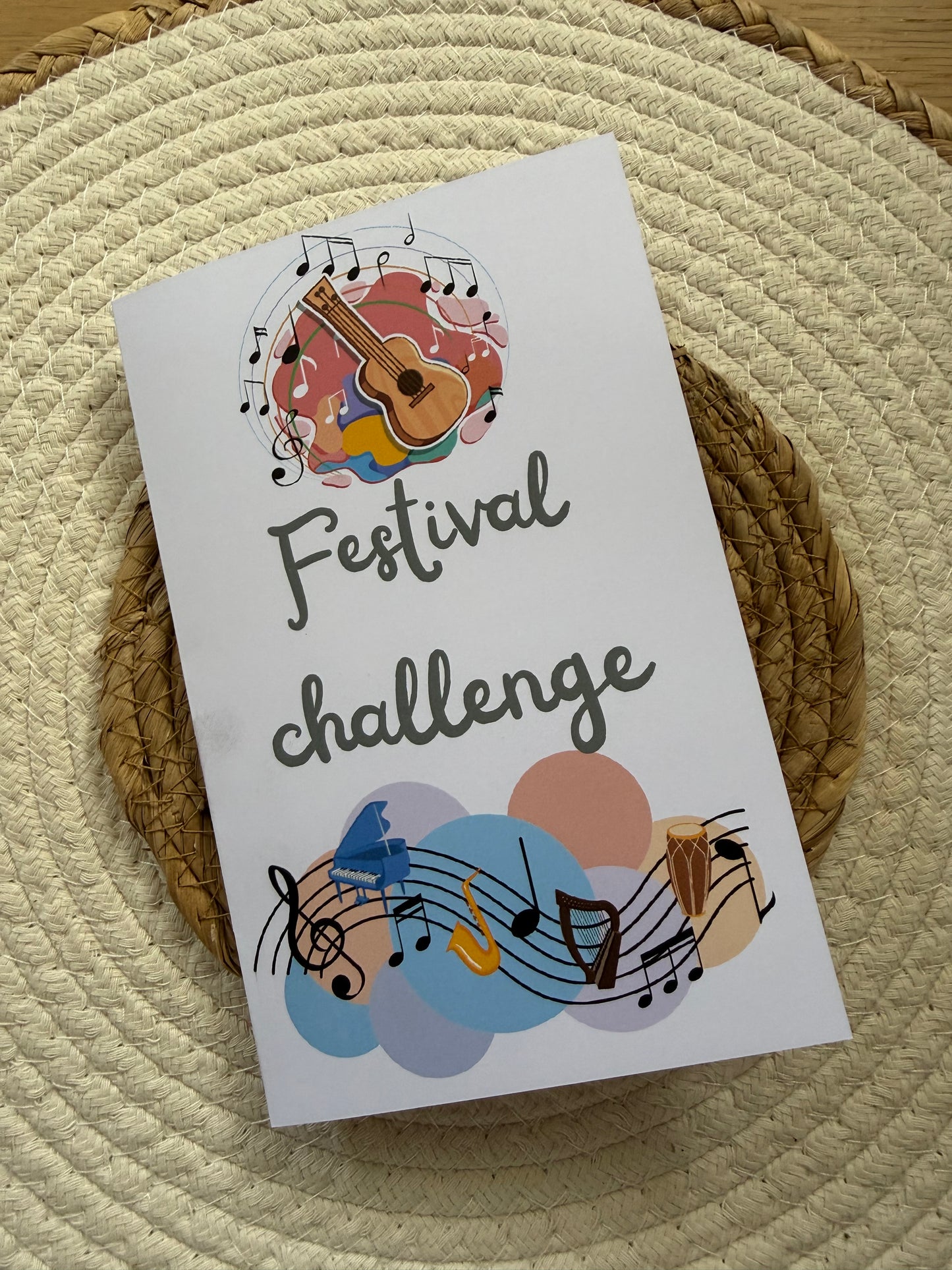 Vouwkaart A5 festival