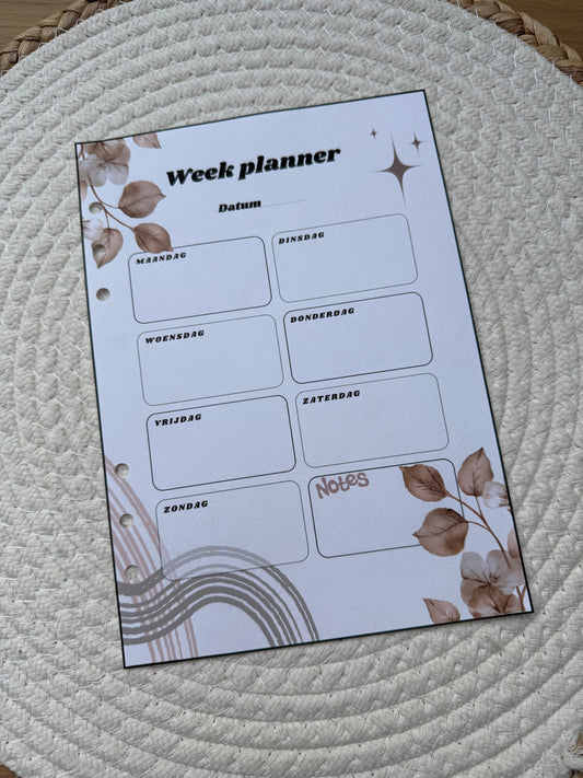 Planner 2026 week planner 1 A5