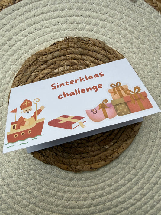 Vouwkaart Sinterklaas