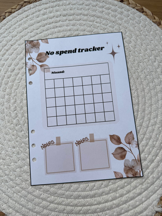 Planner 2026 no spend A5