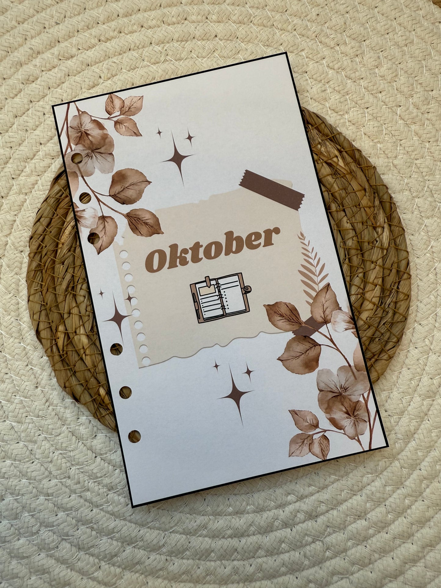 Planner maand voorblad A6