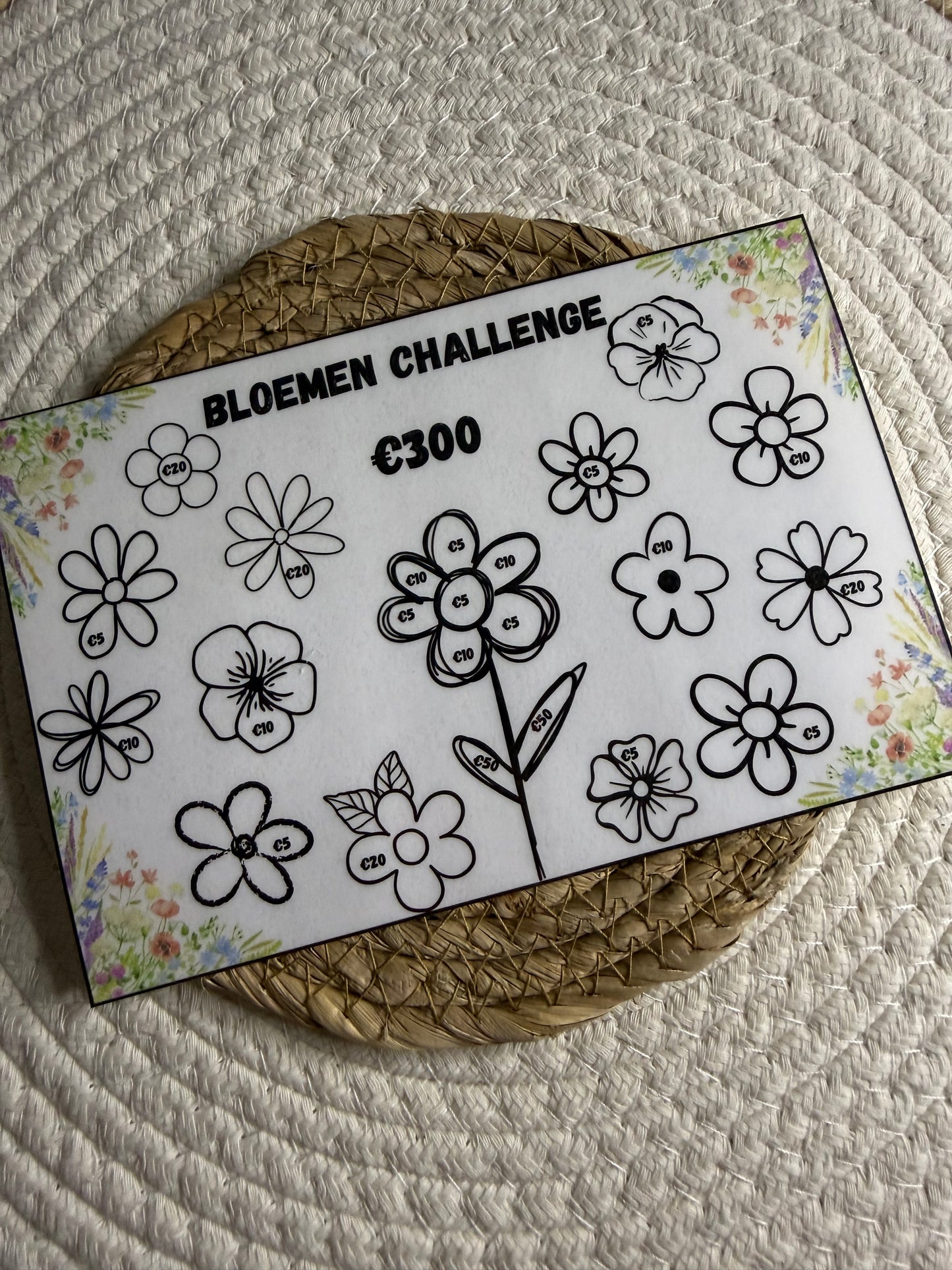 Bloemen challenge A5
