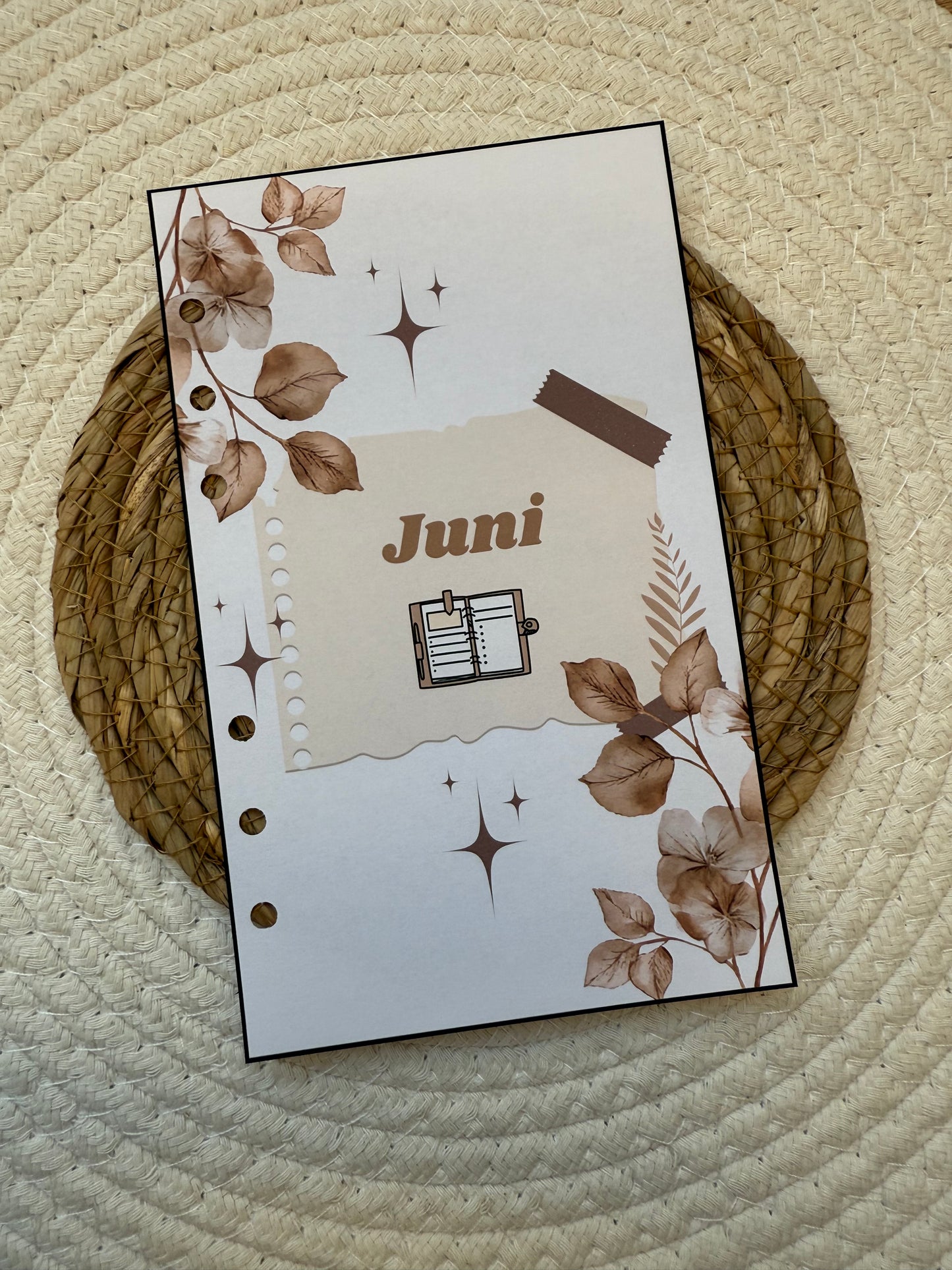 Planner maand voorblad A6