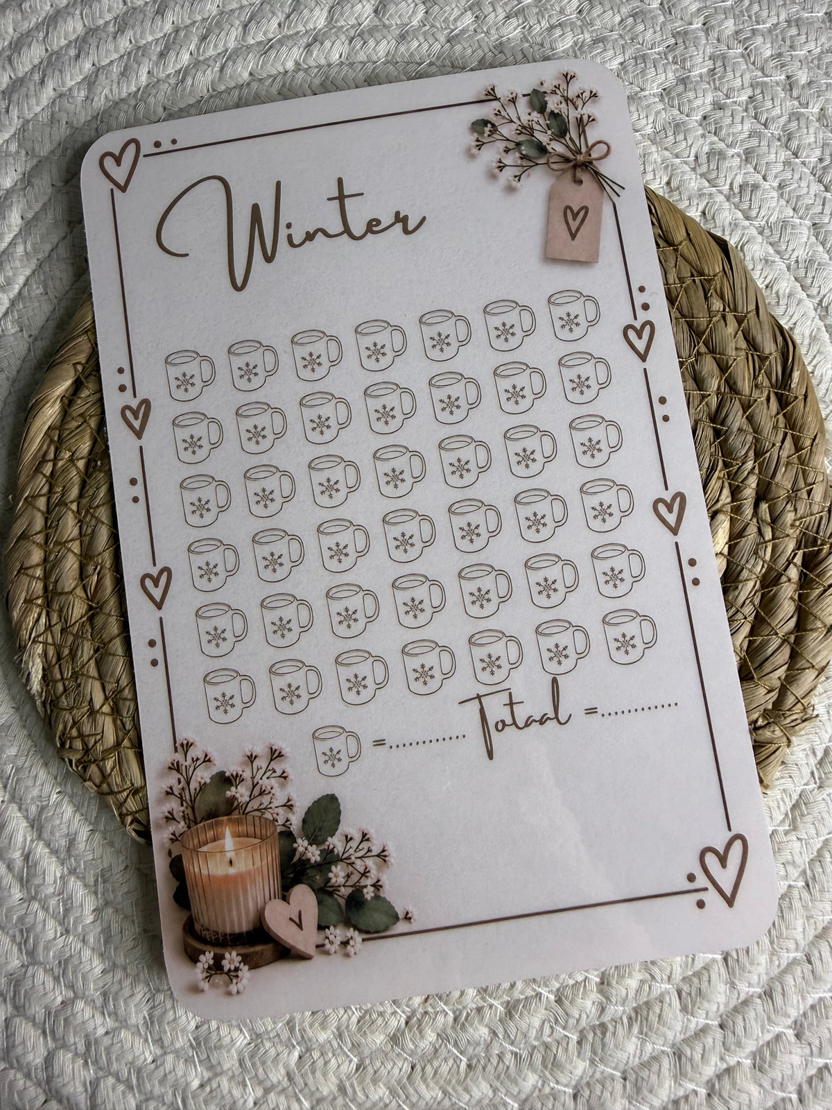 Winter challenge cozy A5