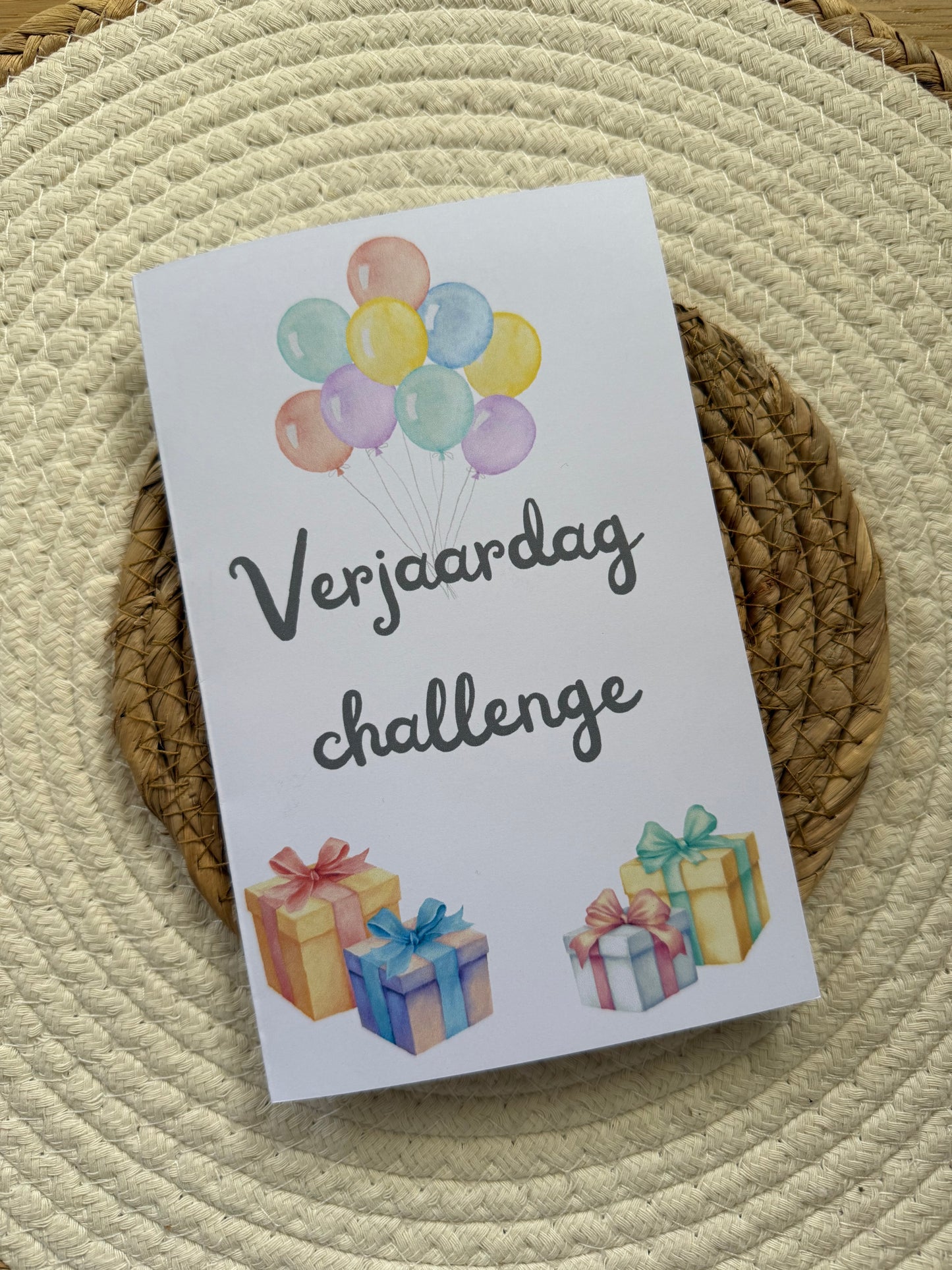 Vouwkaart A5 verjaardag