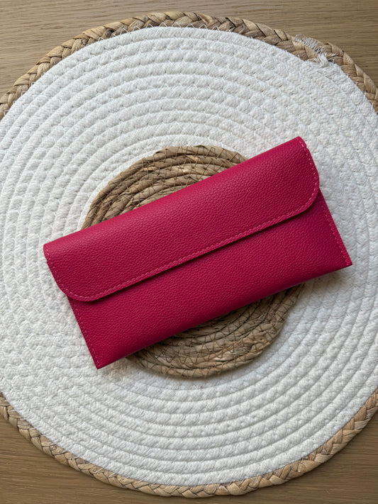 Portemonnee donker roze