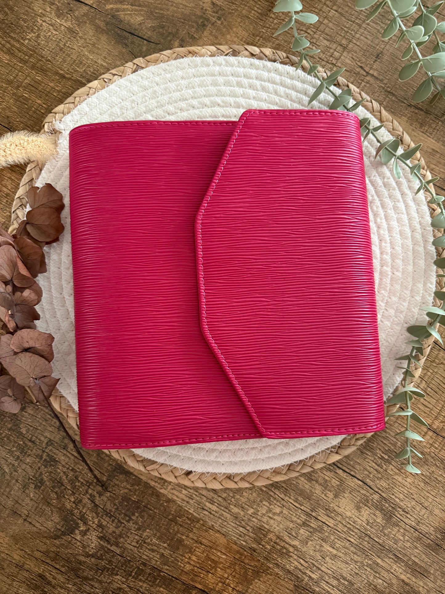 BBB Deluxe A5 map donker roze