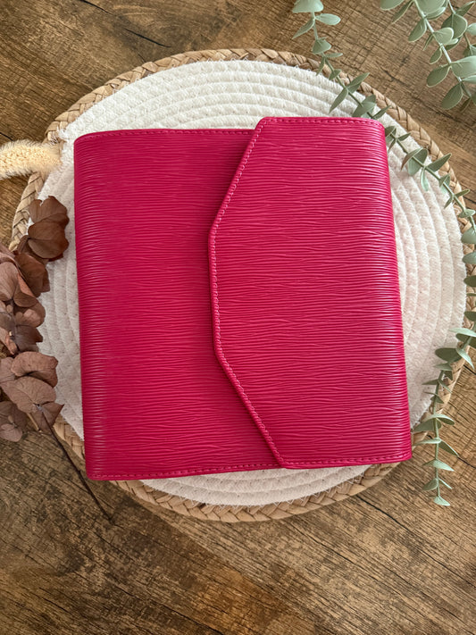 BBB Deluxe A5 map donker roze