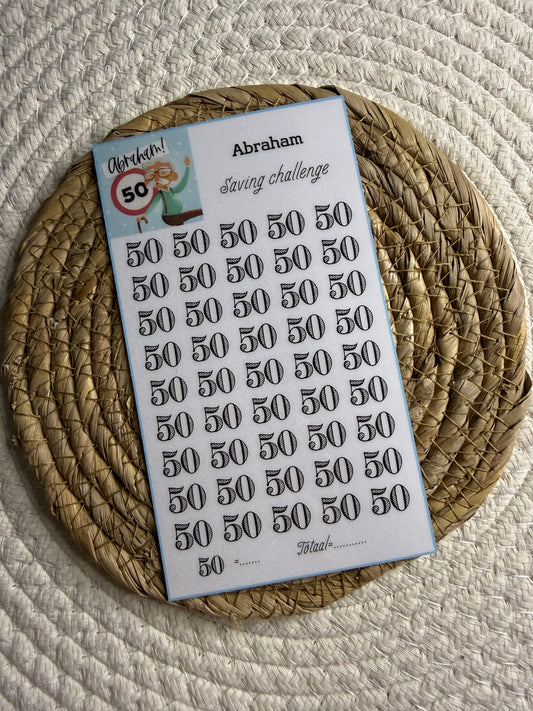 Abraham challenge 50 man
