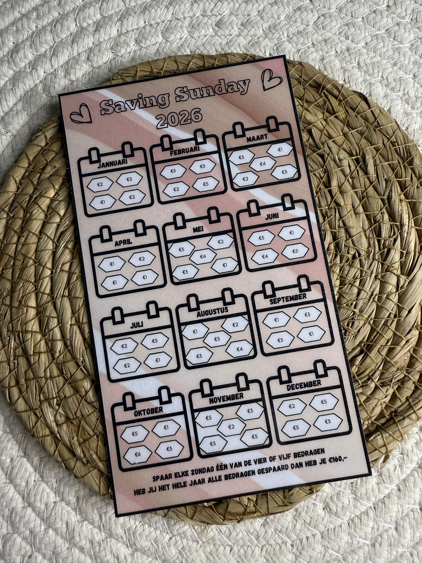 Saving sunday 2026 €160 A6