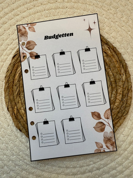 Planner budgetten A6