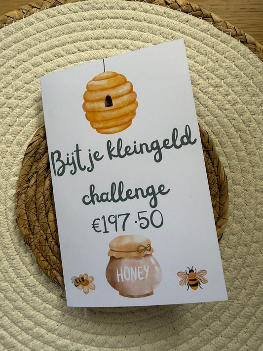 Vouwkaart A5 bijtje kleingeld